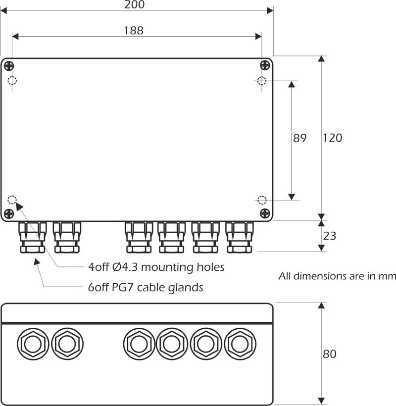 lca20 Capteurs de Pesage Amplificateur  dimensions